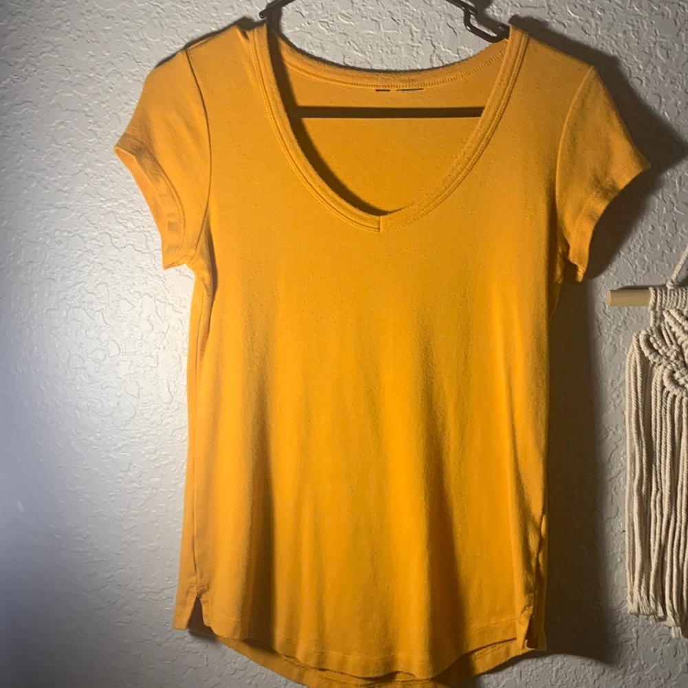 cute mustard shirt